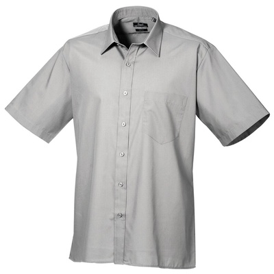 Premier Men's Short Sleeve Poplin Shirt