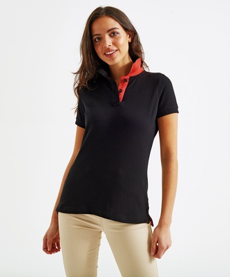 Asquith & Fox Women's Contrast polo