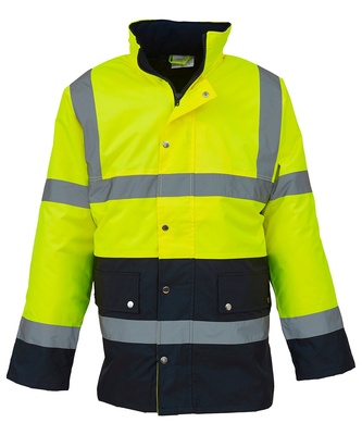 YOKO Hi-vis Two-Tone Motorway Jacket (HVP302)