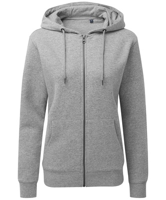 Asquith & Fox Women's Zip-Through Organic Hoodie