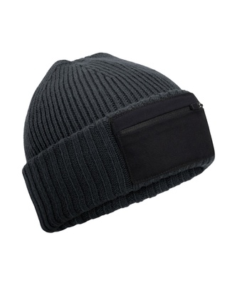 Beechfield Zip Patch Beanie