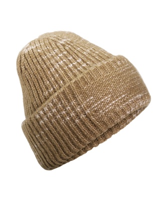 Beechfield Chunky Knit Reverse Patch Beanie