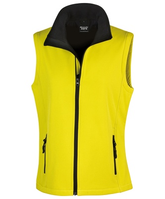 Result Women's printable softshell bodywarmer