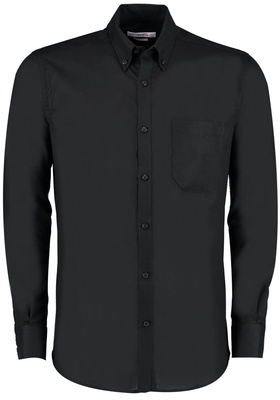 Kustom Kit Slim Fit Workwear Oxford Shirt Long Sleeved