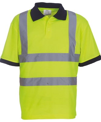 YOKO Hi-Vis Short Sleeve Polo (HVJ210)