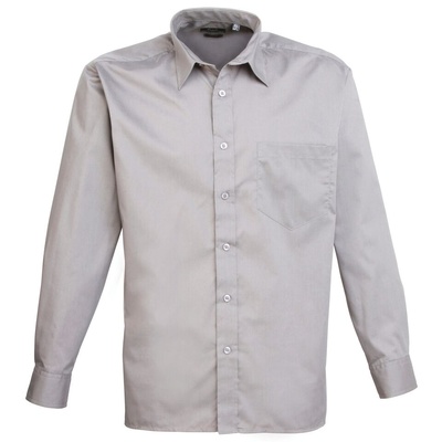 Premier Men's Long Sleeve Poplin Shirt