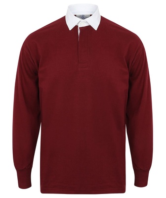 Front Row Men's Long Sleeve Classic Rugby Shirt