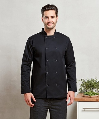 Premier Long Sleeve Stud Chef's Jacket