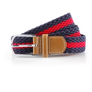 Asquith & Fox Two Colour Stripe Braid Stretch Belt