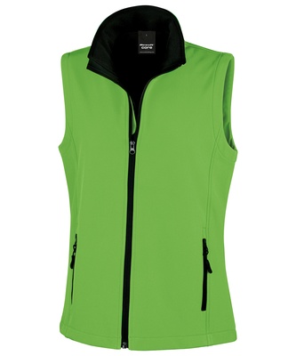 Result Women's printable softshell bodywarmer