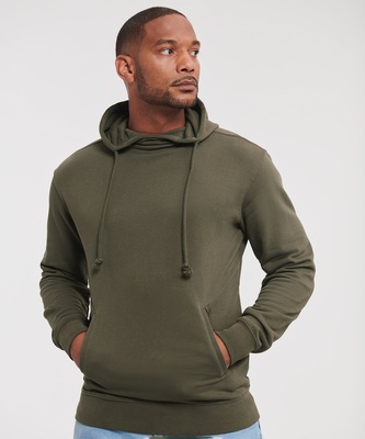 Russell Pure Organic High Collar Hooded Sweatshirt