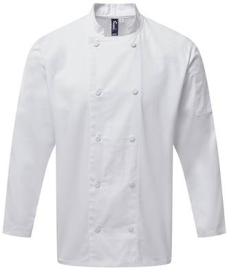 Premier Chef's Coolchecker Long Sleeve Jacket with Mesh Back Panel