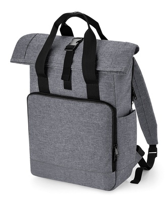 BagBase Recycled Twin Handle Roll-top Laptop Backpack