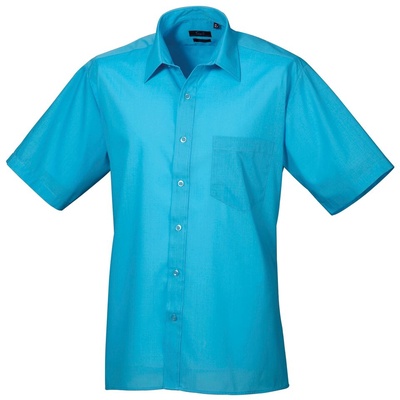 Premier Men's Short Sleeve Poplin Shirt