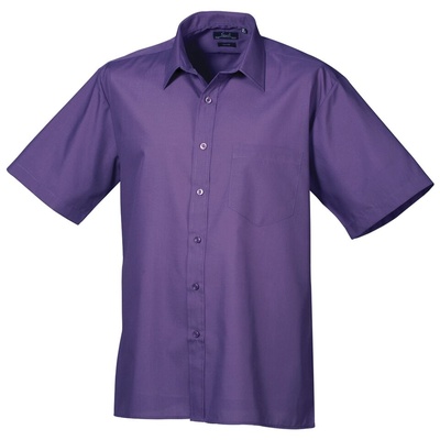 Premier Men's Short Sleeve Poplin Shirt