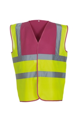 YOKO Hi-Vis 2-Band-and-Braces Waistcoat (HVW100)