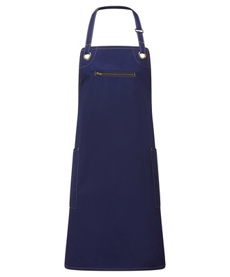 Premier 'Barley' Contrast Stitch Sustainable Bib Apron