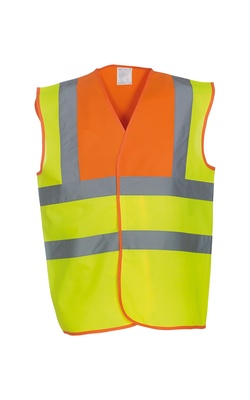 YOKO Hi-Vis 2-Band-and-Braces Waistcoat (HVW100)