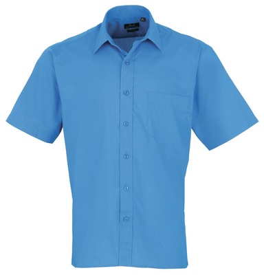 Premier Men's Short Sleeve Poplin Shirt