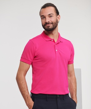 Russell Men's Fitted Stretch polo