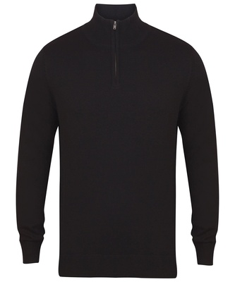 Henbury ¼ Zip Jumper