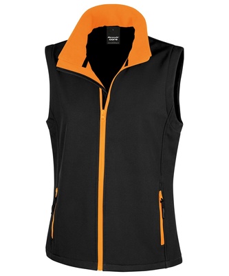 Result Women's printable softshell bodywarmer