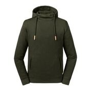 Russell Pure Organic High Collar Hooded Sweatshirt