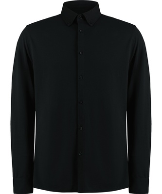 Kustom Kit Long Sleeve Superwash® 60° Piqué Shirt (tailored fit)