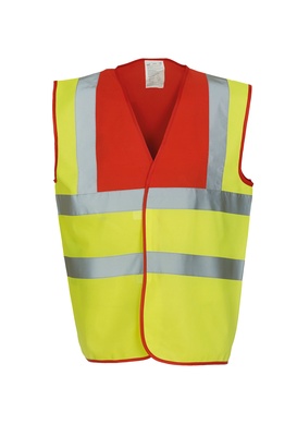 YOKO Hi-Vis 2-Band-and-Braces Waistcoat (HVW100)