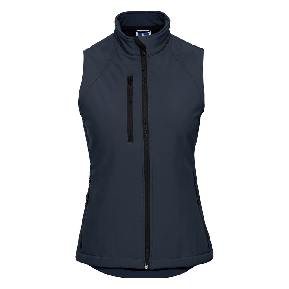 Russell Women’s Softshell Gilet – Color Coded