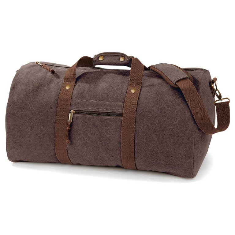 Vintage Canvas Holdall - Color Coded